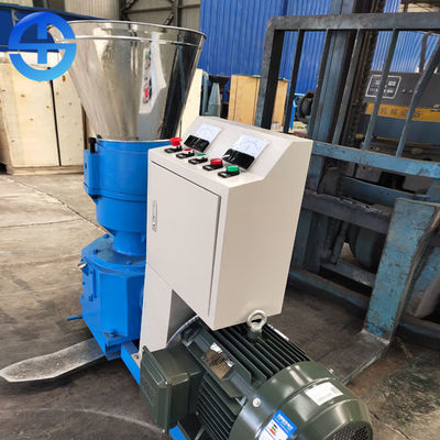 230mm يموت شقة 300-400 Kg / H آلة تغذية بيليه مطحنة