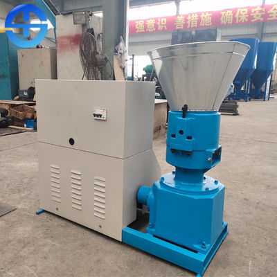 محرك كهربائي مدفوع بـ 400 كجم / ساعة 600 كجم / ساعة آلة بيليه الكتلة الحيوية